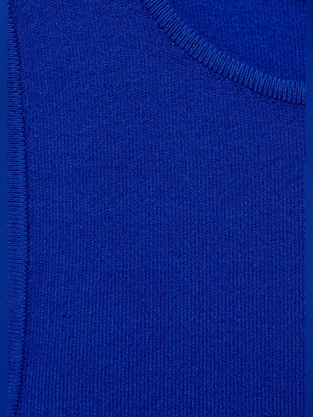 Mango Royal Blue Cropped knitted top NWT - Picture 5 of 6